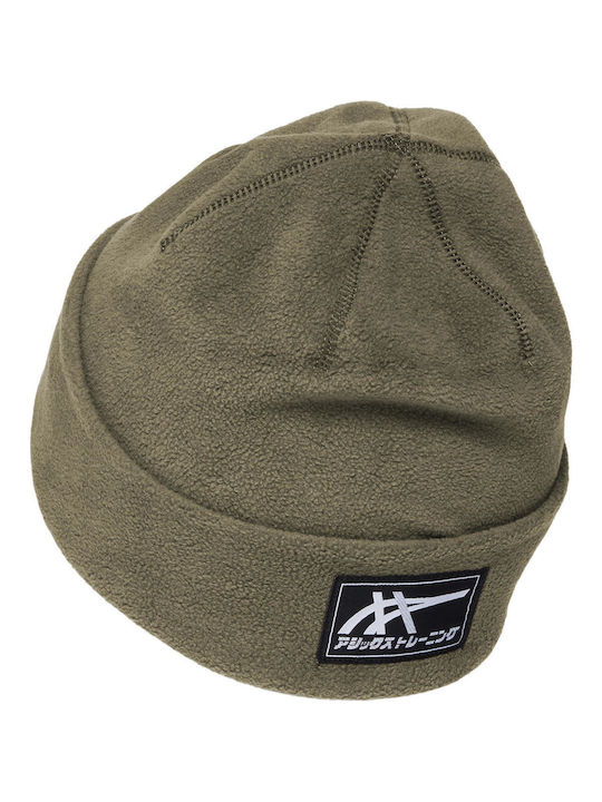 ASICS Knitted Fleece Beanie Cap Green