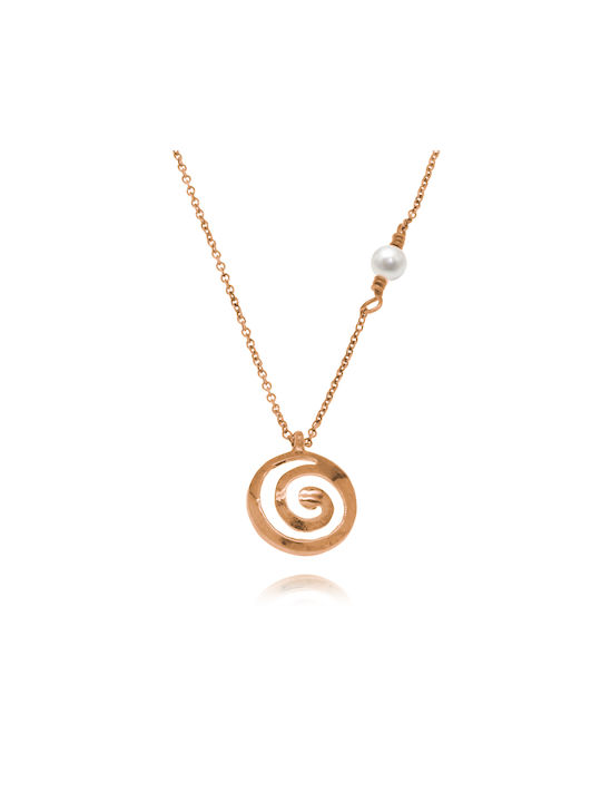 Arapinis Necklace with Pink Gold Plating