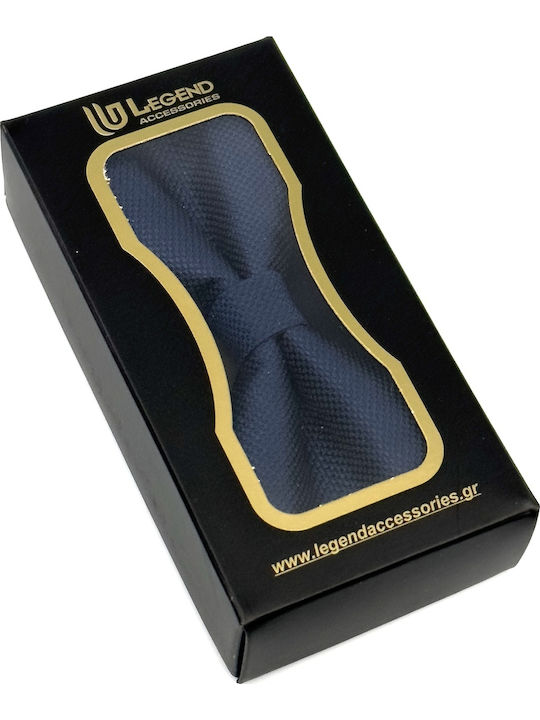 Legend Accessories Set Papion din material textil Albastru marin -NAVY
