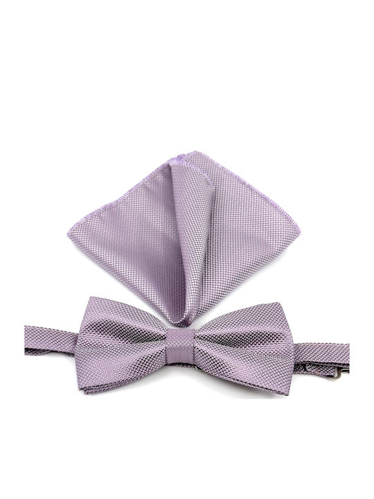 Legend Accessories Σετ Υφασμάτινo Παπιγιόν Μωβ