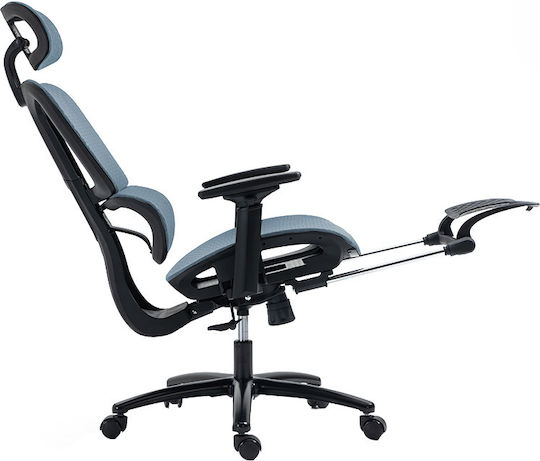 Pakketo Verdant Reclining Office Chair with Adjustable Arms Blue 256-000002