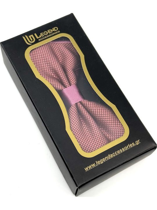 Legend Accessories Σετ Υφασμάτινo Παπιγιόν με Μαντήλι Κόκκινο