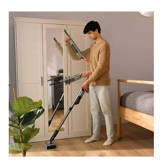 Cecotec Scoba 2100 Twice Max Wiederaufladbar 2-in-1 Staubsauger Stick & Handgerät 16.8V Gray