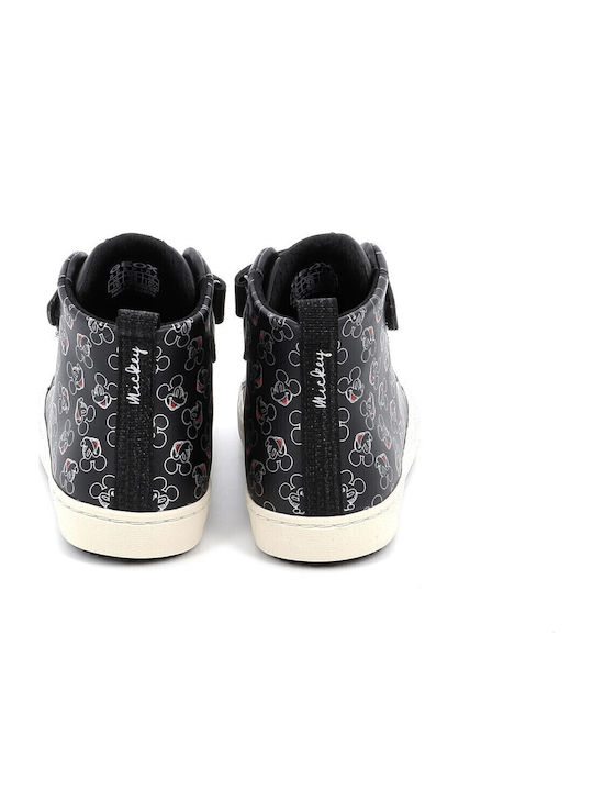 Kalispera Παιδικά Sneakers High με Σκρατς Ασημί