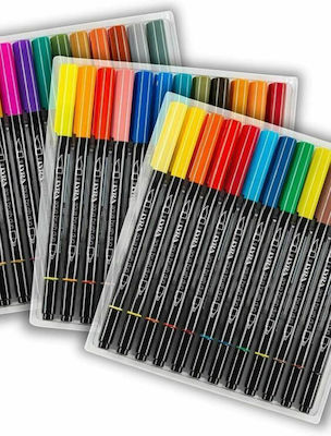 Lyra BRUSH DUO Design Markers 4mm Silver 36pcs