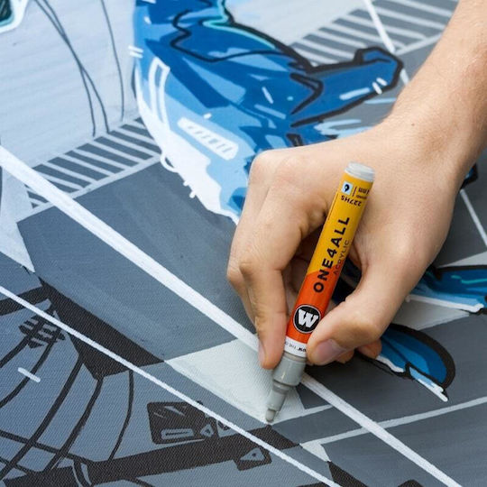 Molotow One4all Acrylmarker 2mm Silber