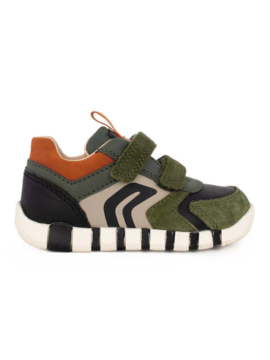 Geox Kinder-Sneaker mit Klettverschluss Grün