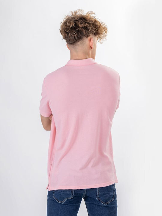 Polo Short Sleeve Blouse Pink