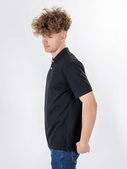Polo Short Sleeve Blouse Black