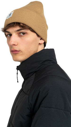 Dusk Beanie Beanie Knitted in Khaki color