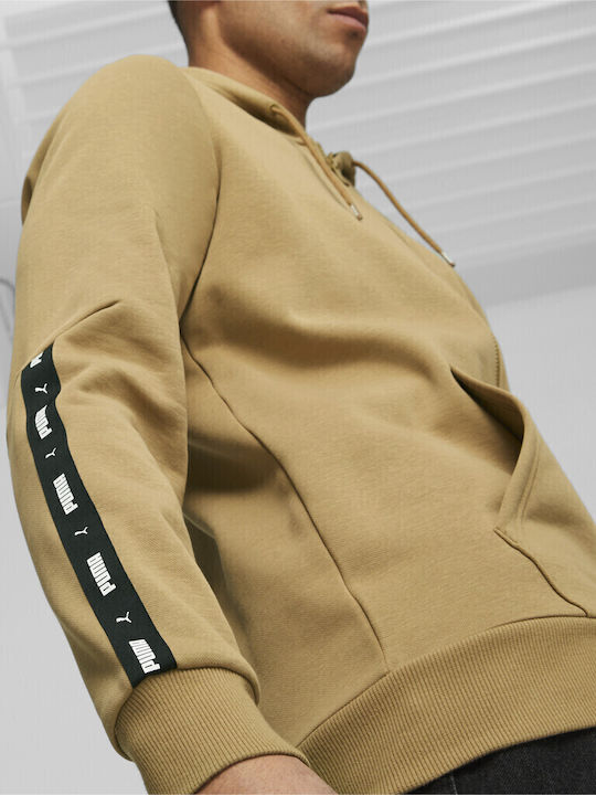 Ess+ Sweatshirt with Hood Beige