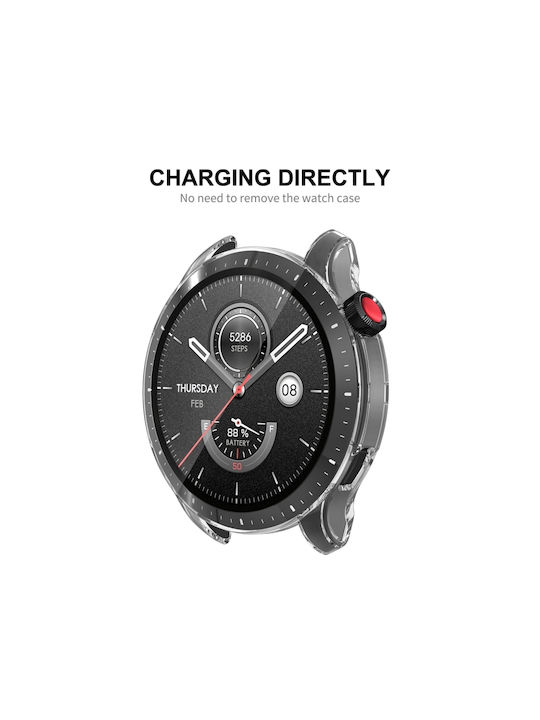 Hat-Prince Carcasă de Silicon în culoarea Transparent pentru Amazfit GTR 4
