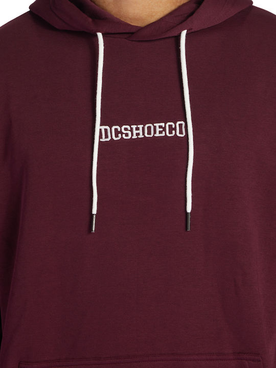 Baseline Sweatshirt with Hood Burgundy