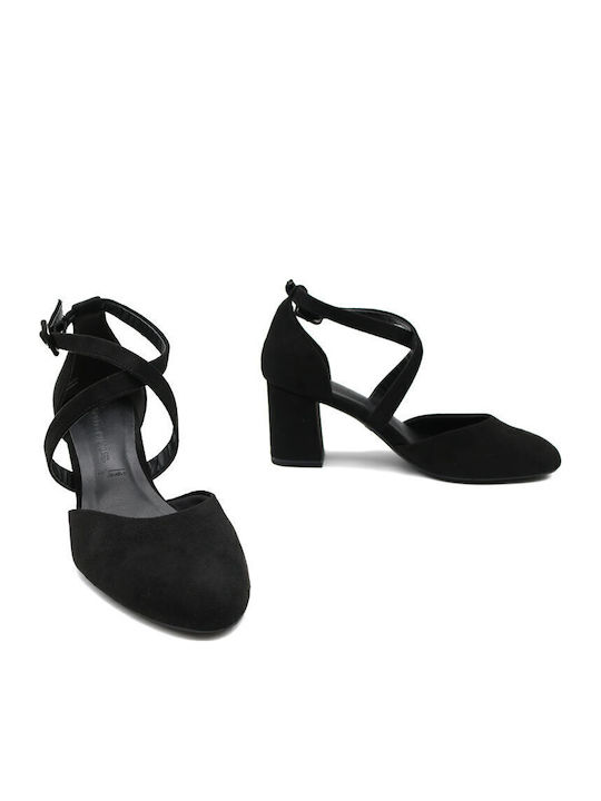 Black Heels with Strap