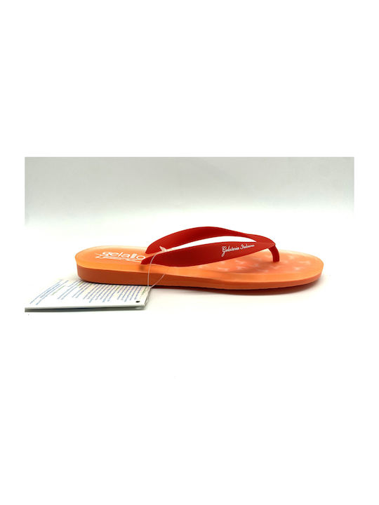 Gelato Frauen Flip Flops in Orange Farbe