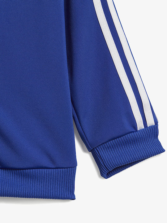 Kids Sweatpants Set With Jacket Blue 2 Pieces Essentials Shiny