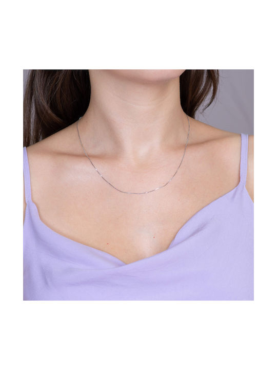 Skaras Jewels White Gold Chain Neck 14K