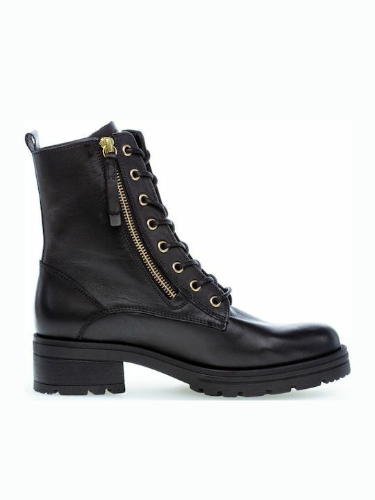 Ghete dama de piele Negru