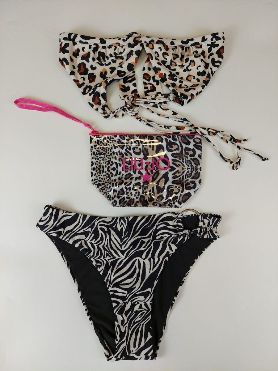 Liu Jo Set Bikini Τριγωνάκι Animal Print VA3065J6448-C3260