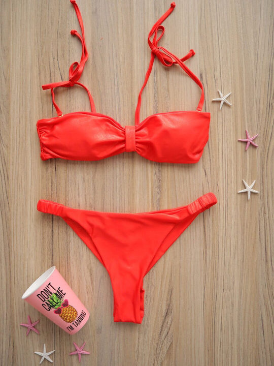 Set Bikini Brazil Κόκκινο