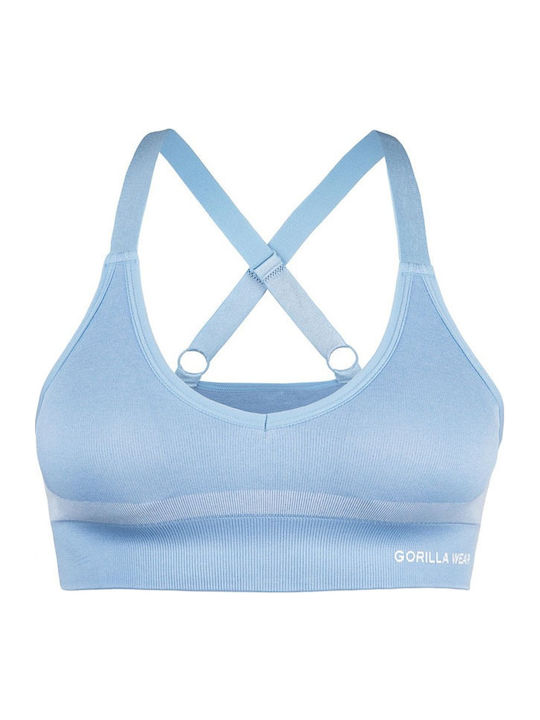 Frauen Sport-BHs Sport-BH Hellblau