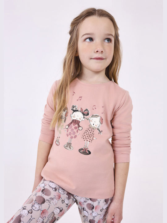 Mayoral Kids Blouse Long Sleeve Pink