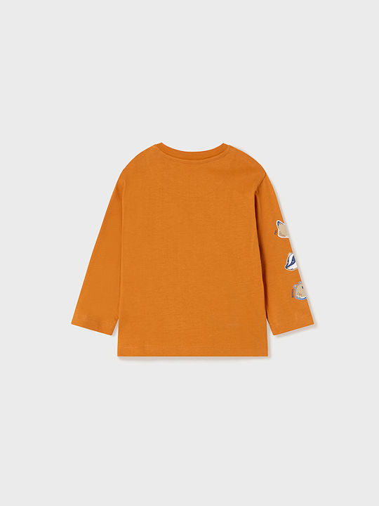 Mayoral Kids Blouse Long Sleeve Orange