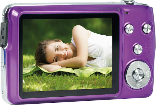 AgfaPhoto Realishot DC8200 Compact Φωτογραφική Μηχανή 18MP Οπτικού Ζουμ 8x με Οθόνη 2.7" και Ανάλυση Video Full HD (1080p) Κόκκινη