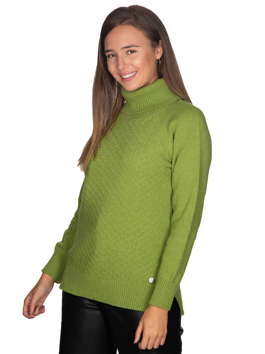 Vera Women's Blouse Long Sleeve Green