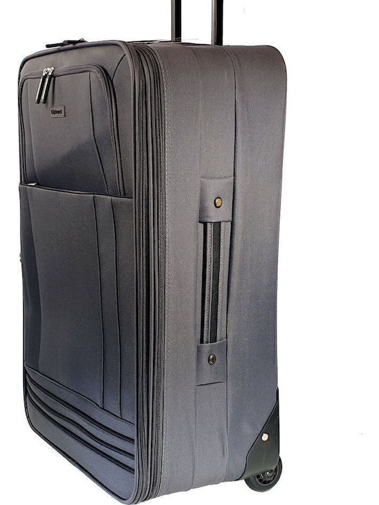 Diplomat Großer Reisekoffer Weichschalen Gray mit 2 Räder Höhe 74cm 2023-L
