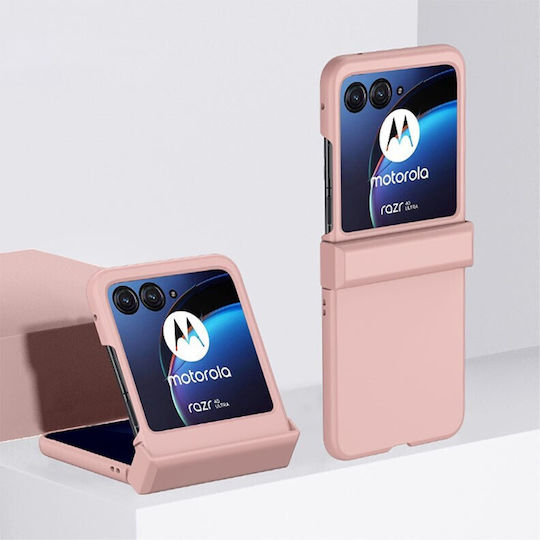 Skin Feel Umschlag Rückseite Kunststoff Rosa (Razr 40 Ultra)