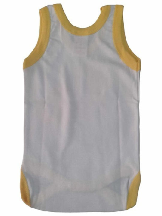 Afoi Giannakopouloi Baby Bodysuit Set Sleeveless White