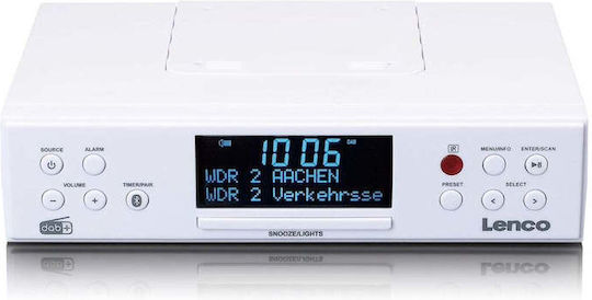 Lenco KCR-190 Cu alimentare la rețea DAB+ cu Bluetooth Alb