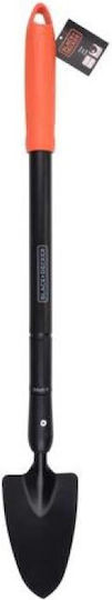 Black & Decker Straight Shovel Telescopic with Shaft 105cm and Plastic Handle