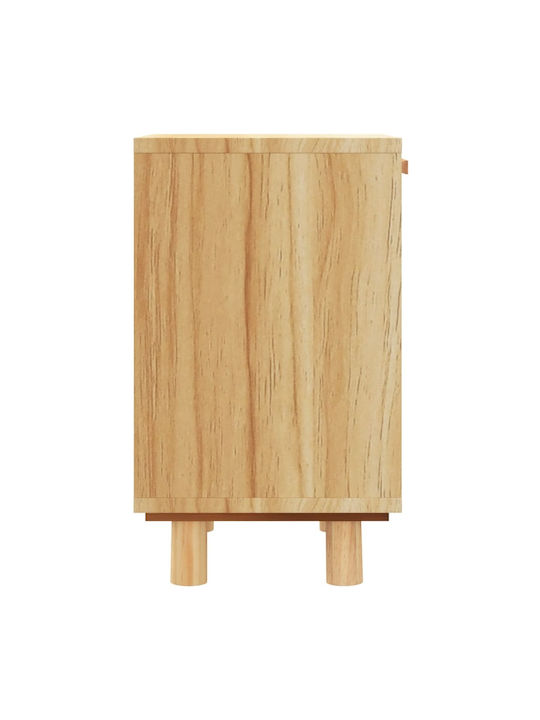 Bedside Tables of Solid Wood 2pcs 40x30x50cm