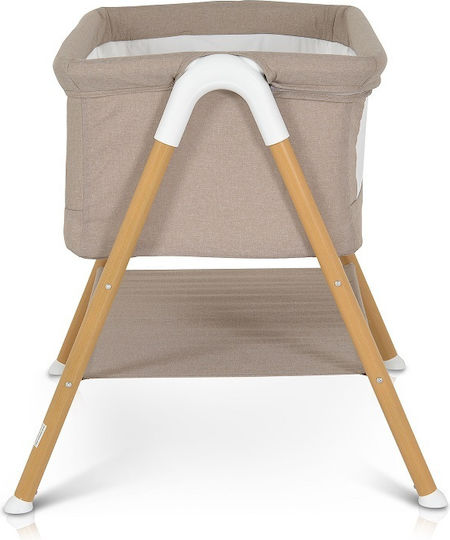 Moni Leagăn Beige Wooden Print