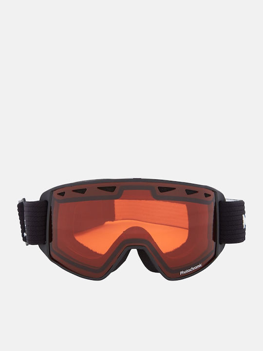 Mc Kinley Ski Base 3.0 Plus Ski & Snowboard Goggles Kids Black with Lens in Orange Color