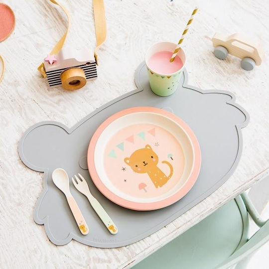 Petit Monkey Pink Koala Silicone Placemats