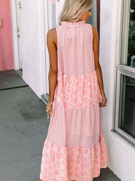 Amely Summer Maxi Dress Pink