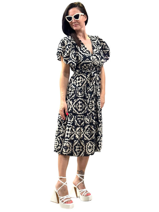 Summer Midi Dress Black