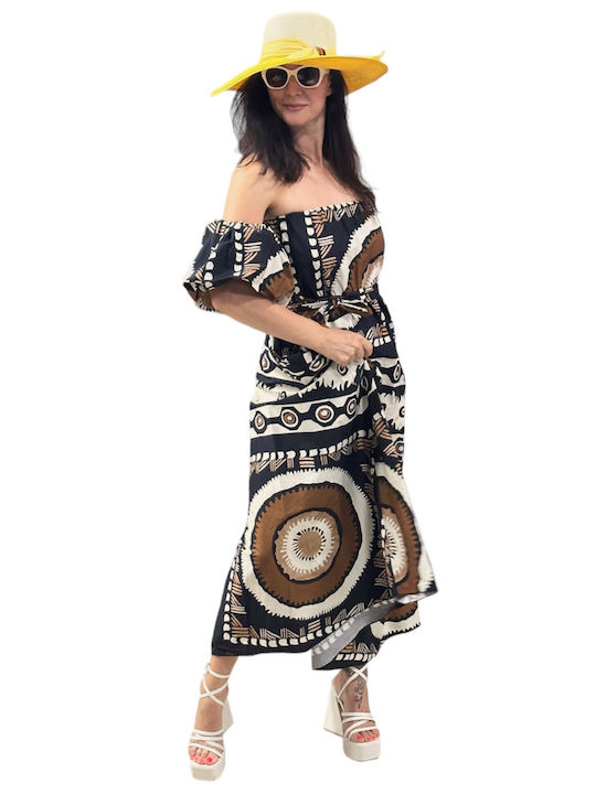 Summer Maxi Evening Dress Black