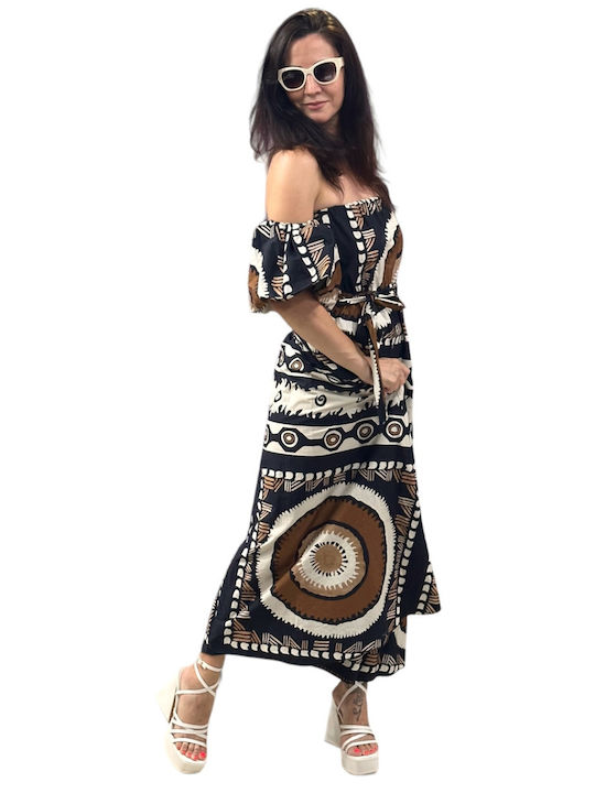 Summer Maxi Evening Dress Black