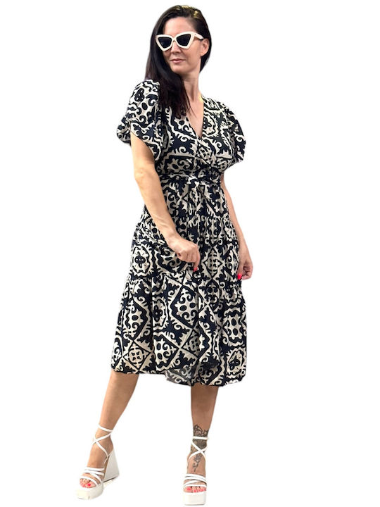 Summer Midi Dress Black