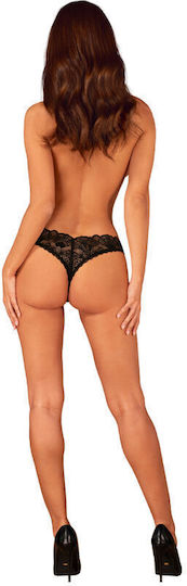 Obsessive Donna Dream Γυναικείο Sexy String Αυτοκινήτου Μαύρο