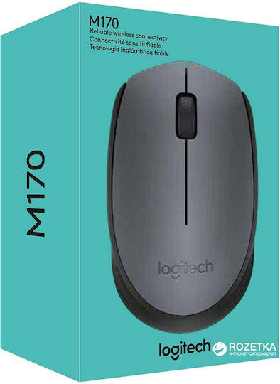 Logitech M170 Wireless Mini Mouse Gray