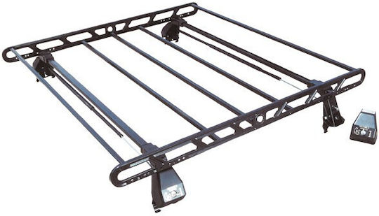 Hermes Auto-Dachträger Metallisch 110x170cm Universell (Set mit Beinen)