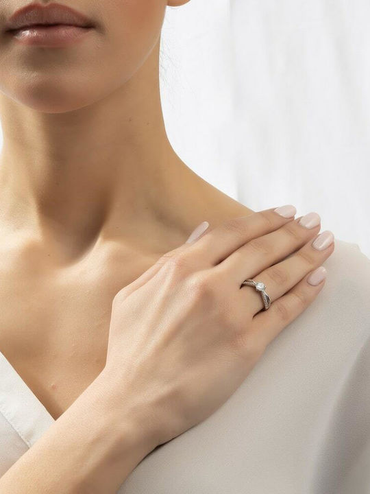 Eforo Einzelner Steine Ringe aus Silber