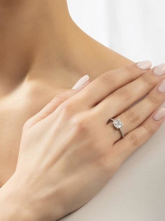 Eforo Single Stone from Silver