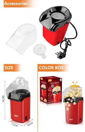 Raf R.9014 Popcorn Maker Hot Air 1200W
