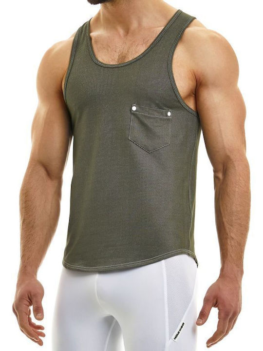 Modus Vivendi Men's Sleeveless Undershirt Green